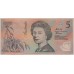 AUSTRALIA 1992 . FIVE 5 DOLLARS BANKNOTE . FRASER/COLE . LAST PREFIX